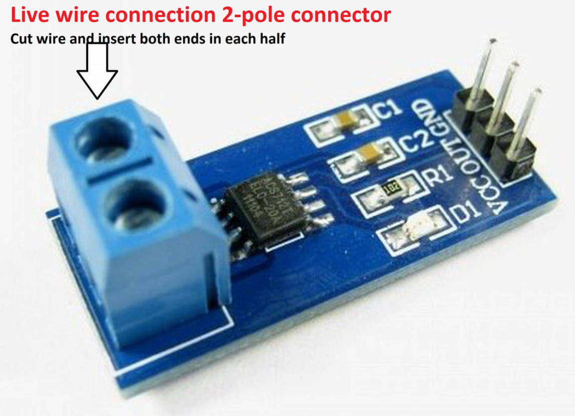 ACS712电流传感器板 ACS712电流传感器板