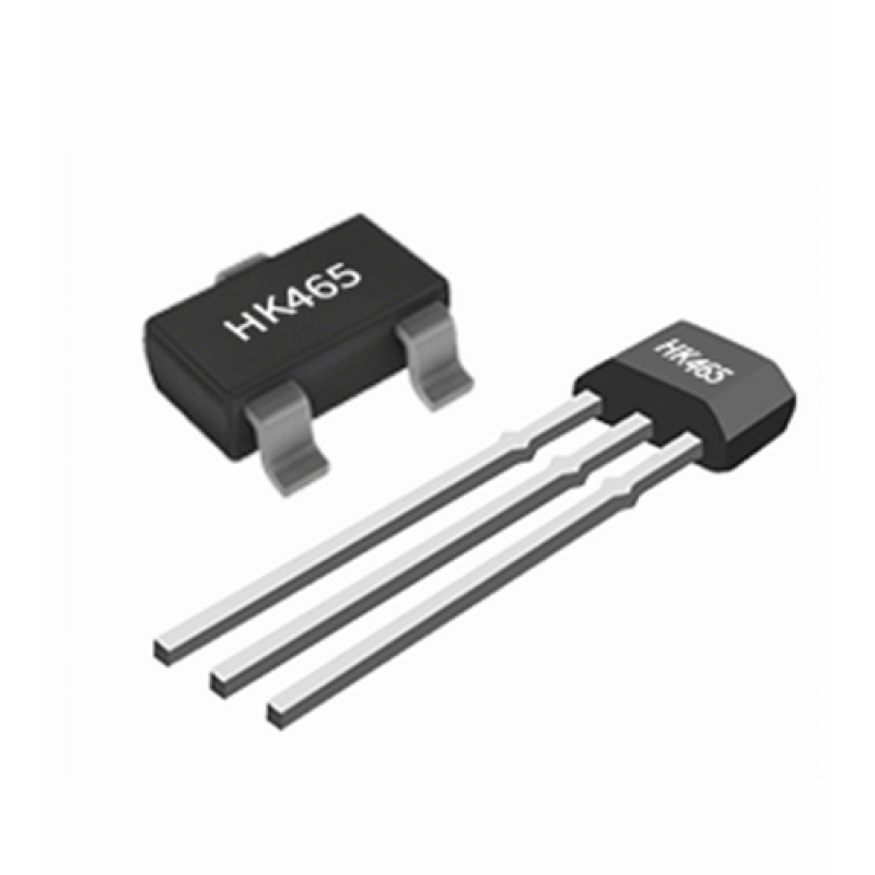 灵敏低功耗全极霍尔效应开关-推挽输出-抗应力强-HK465